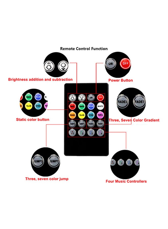 مصباح سيارة للزينة مع منفذ USB - Image 2